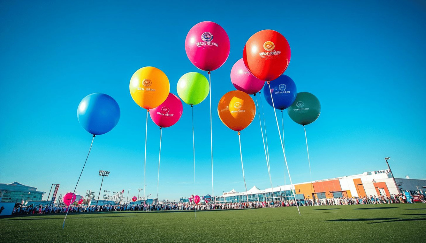 Comment les ballons hélium personnalisables améliorent la visibilité événementielle